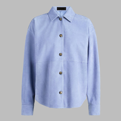 RELAXED FIT SUEDE SHIRT JACKET | G/FORE Quality
