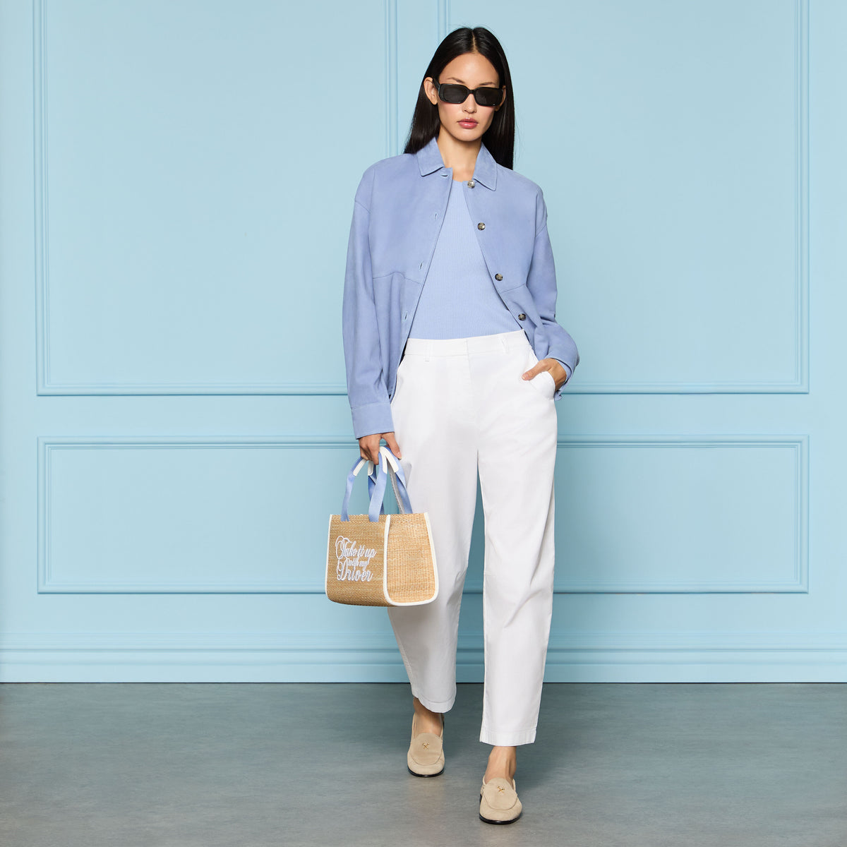 RELAXED FIT SUEDE SHIRT JACKET | G/FORE Quality