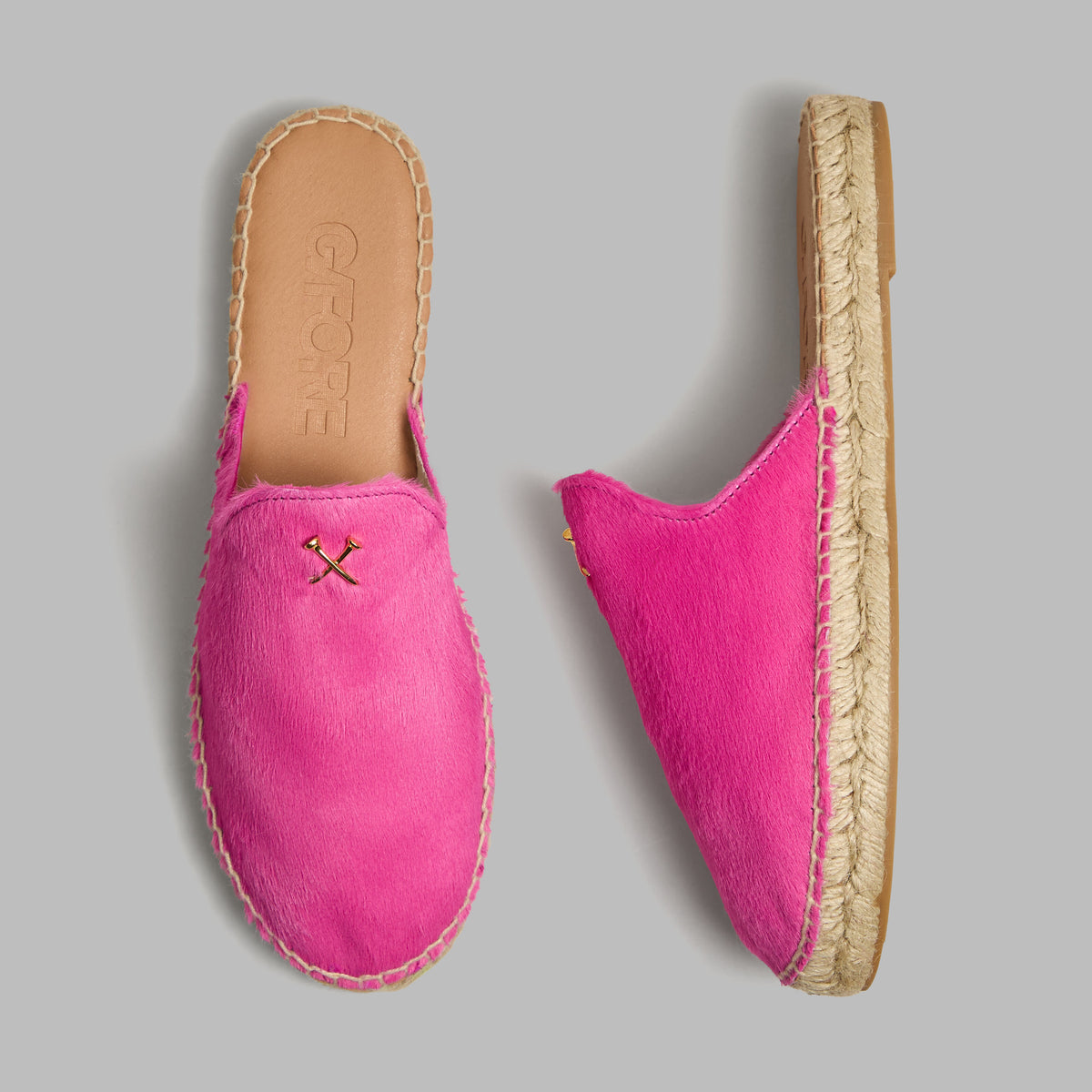 METAL TEES PONY HAIR ESPADRILLE | G/FORE Sale