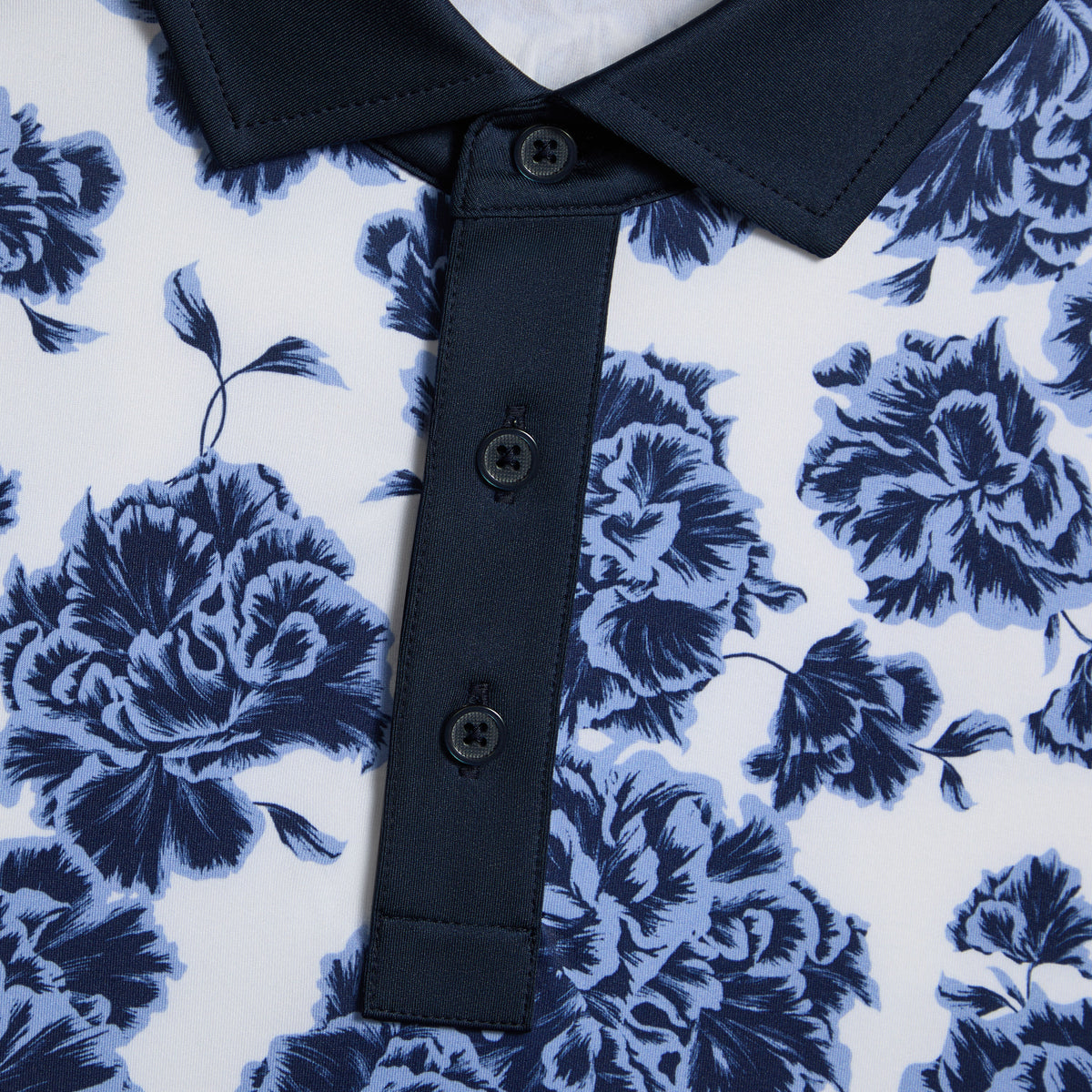 STAMPED FLORAL TECH JERSEY POLO | G/FORE Best Seller