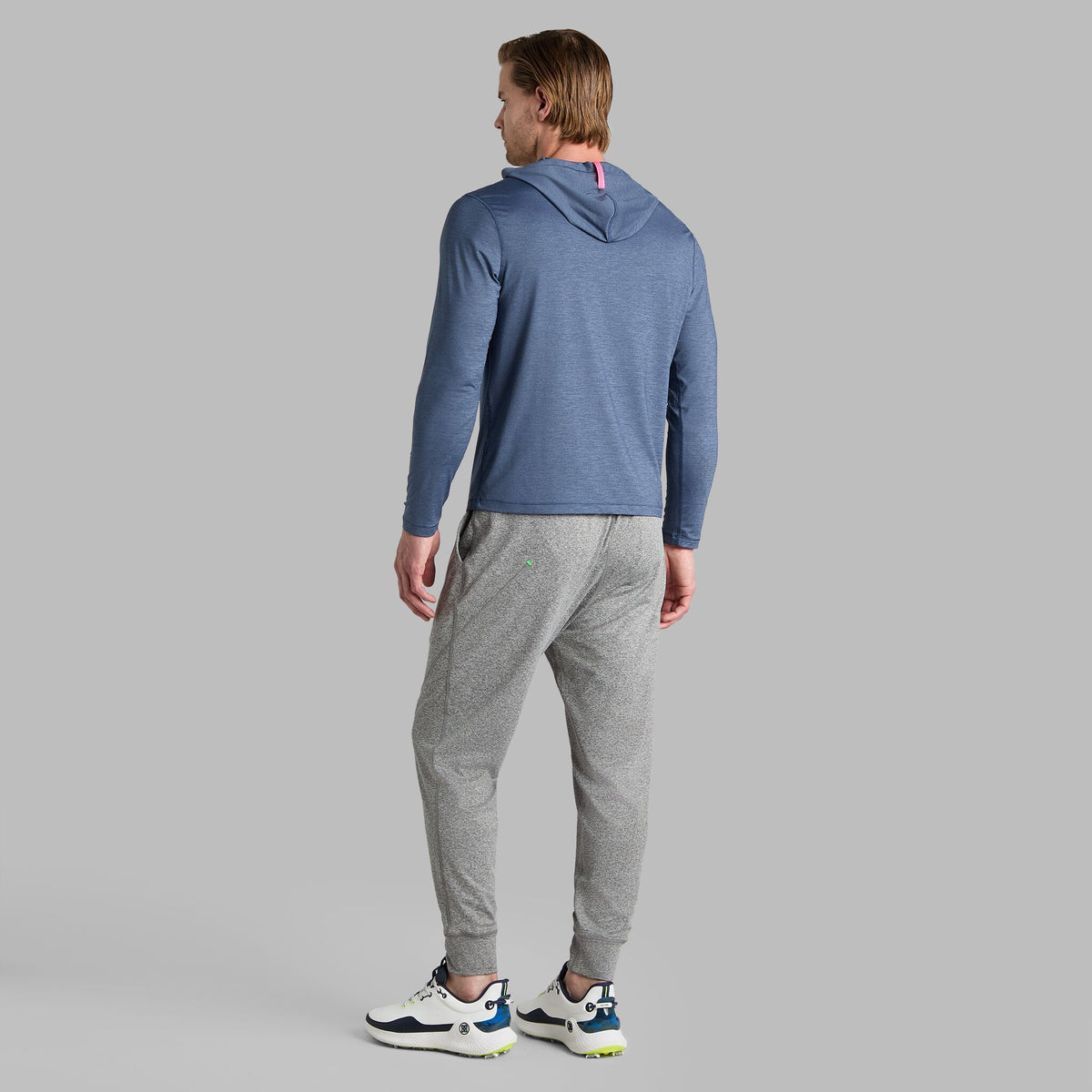 2026 PGA MÉLANGE ICE NYLON HOODIE |PULLOVERS & QUARTER-ZIPS |G/FORE | G/FORE Signature
