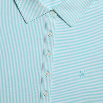 FEEDER STRIPE TECH PIQUÉ SLEEVELESS POLO | G/FORE Smart Buy