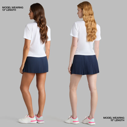 MICROPLEAT STRETCH WOVEN HIGHWAISTED SKORT | G/FORE Signature