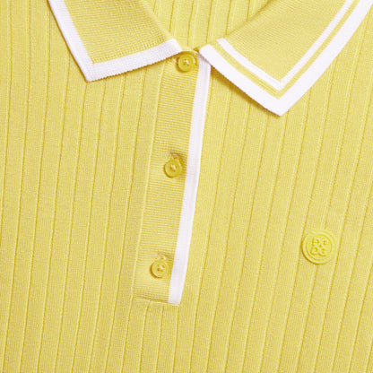 RIBBED KNIT SWEATER POLO | G/FORE Sale