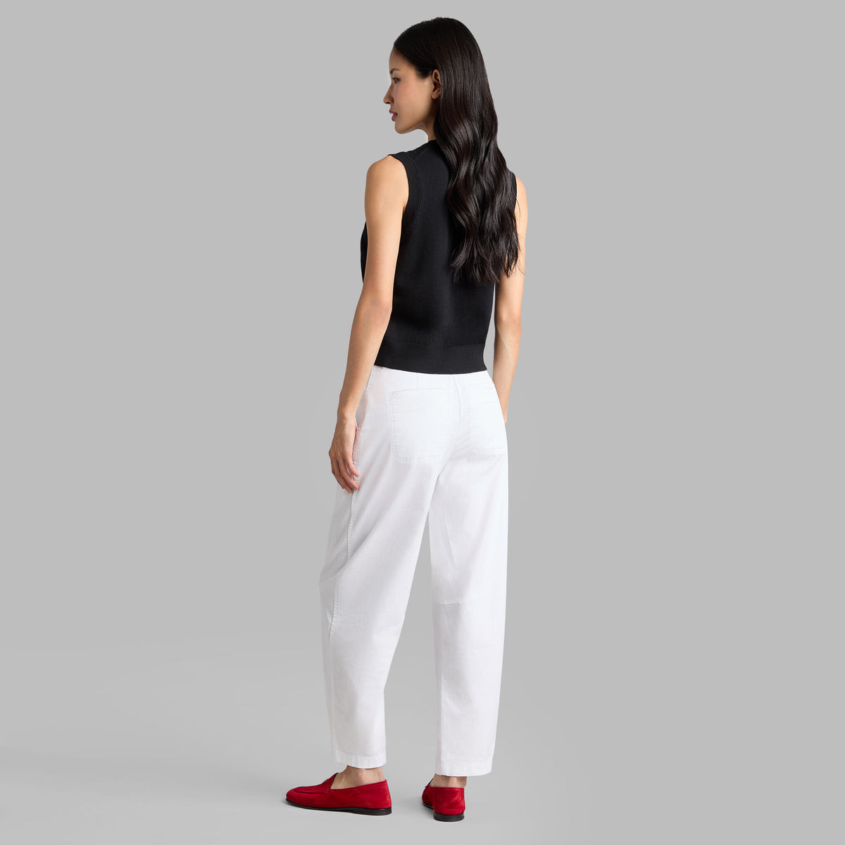 LTD RELEASE STRETCH COTTON GABARDINE BARREL LEG TROUSER | G/FORE Premium