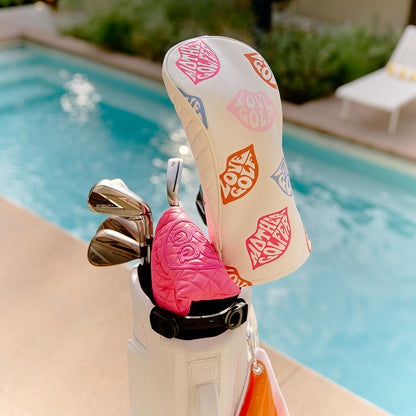 EMBOSSED LOVE G LEATHER DRIVER HEADCOVER | G/FORE Recommended