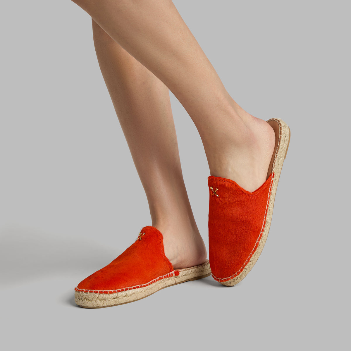 METAL TEES PONY HAIR ESPADRILLE | G/FORE New