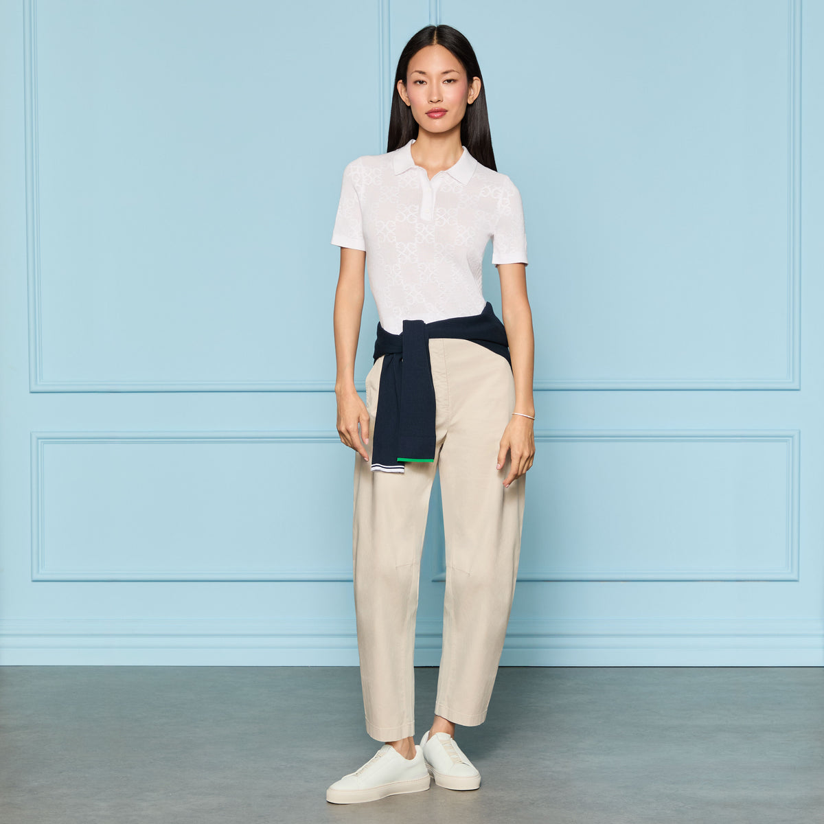 LTD RELEASE STRETCH COTTON GABARDINE BARREL LEG TROUSER | G/FORE Value