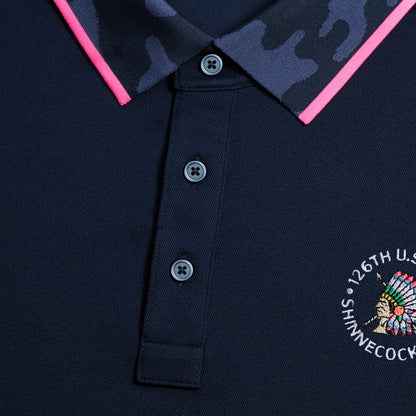 2026 U.S. OPEN CAMO COLLAR PERFORMANCE PIQUÉ POLO | G/FORE Featured