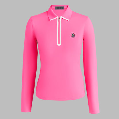2026 U.S. OPEN SOFT TECH JERSEY LONG SLEEVE ZIP POLO | G/FORE Signature