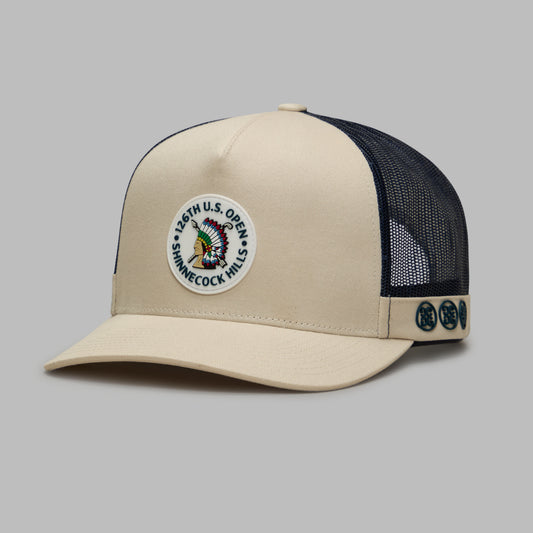 2026 U.S. OPEN OFFICIAL LOGO PATCH TRUCKER HAT | G/FORE Best Seller