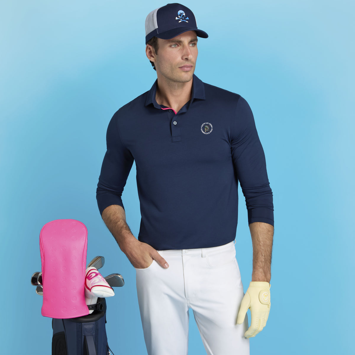 LTD RELEASE 2026 U.S. OPEN ALL PLAY LONG SLEEVE POLO | G/FORE Recommended