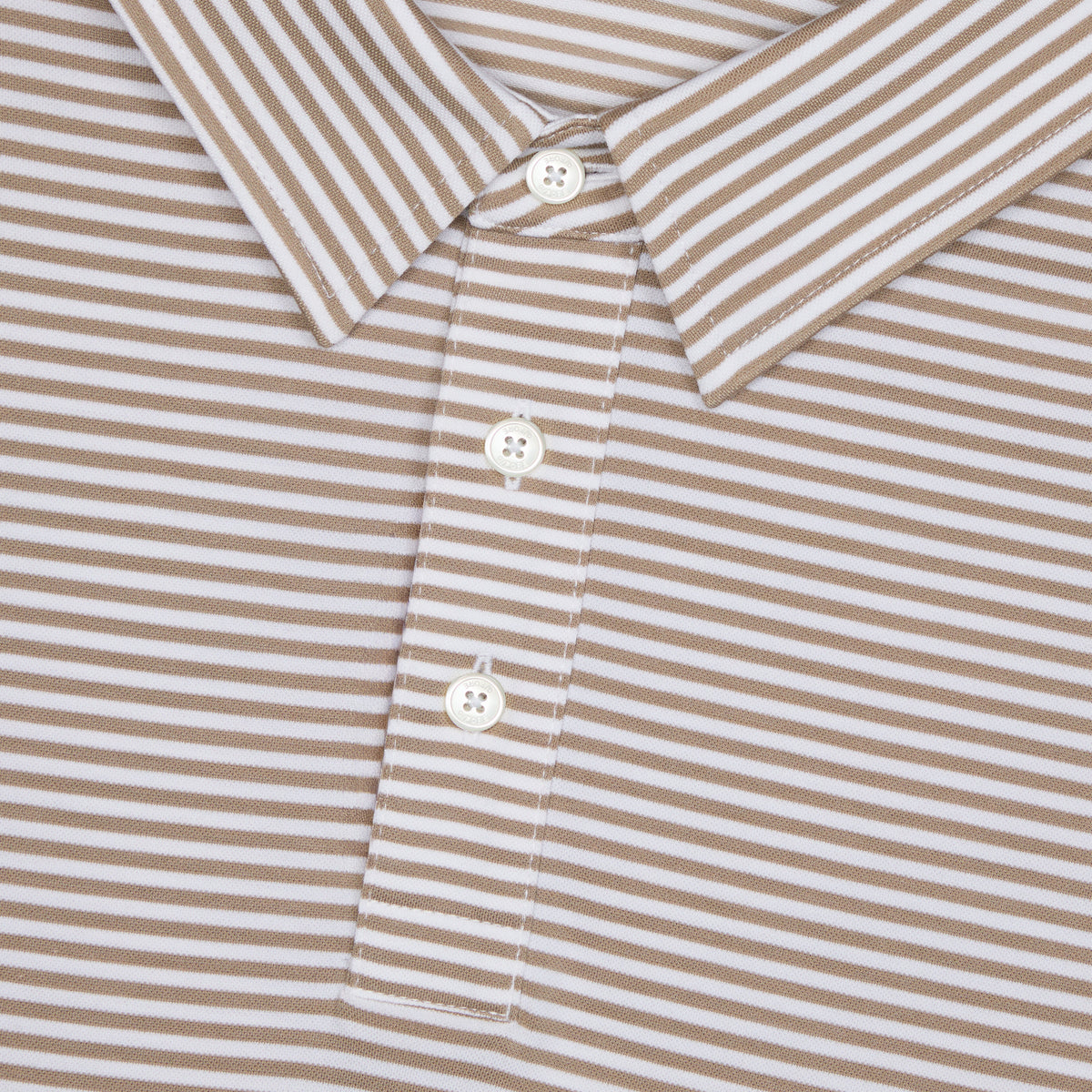 ALL PLAY STRIPE STRETCH KNIT POLO | G/FORE Popular