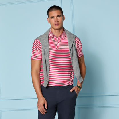ALL PLAY STRIPE STRETCH KNIT POLO | G/FORE Classic