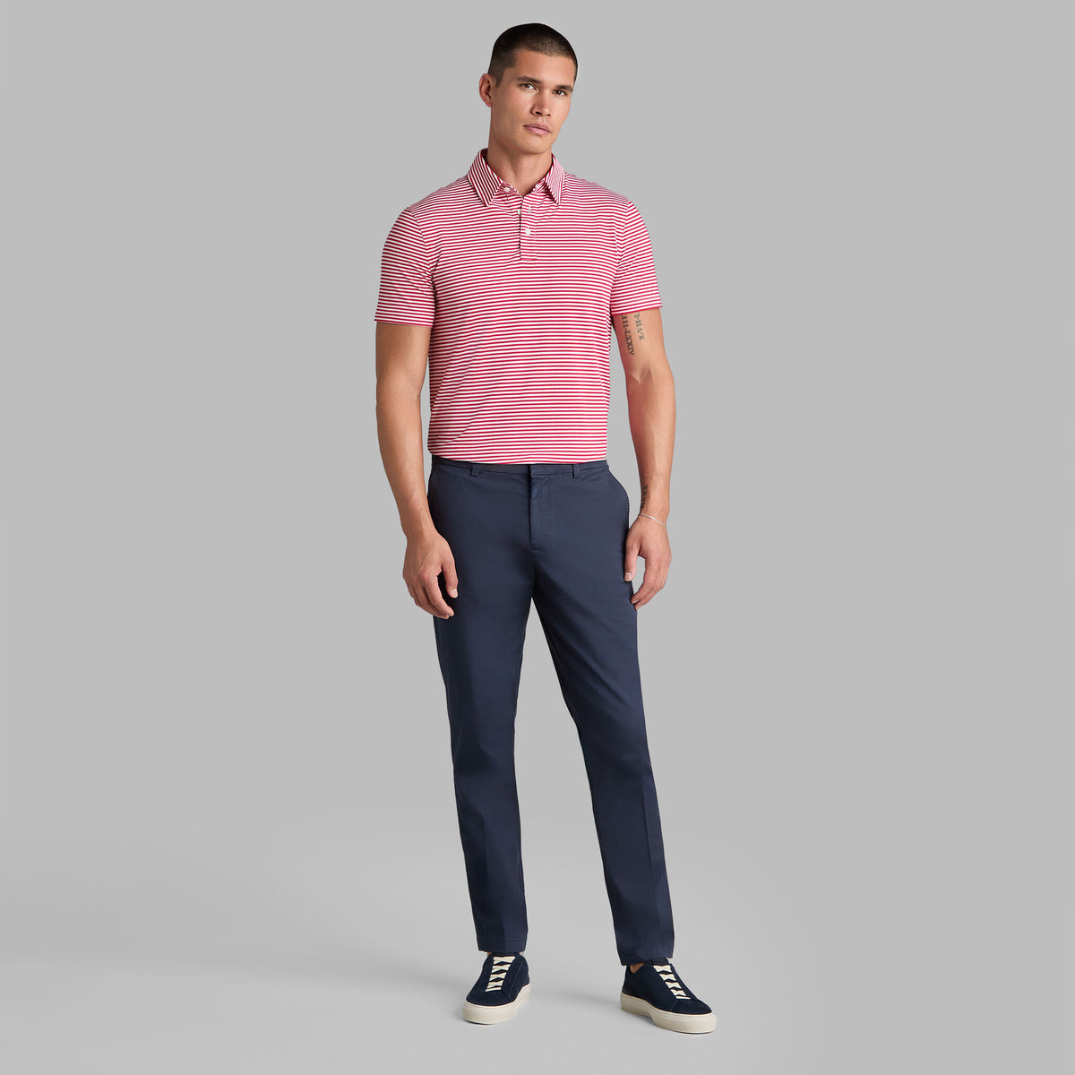 ALL PLAY STRIPE STRETCH KNIT POLO | G/FORE Classic