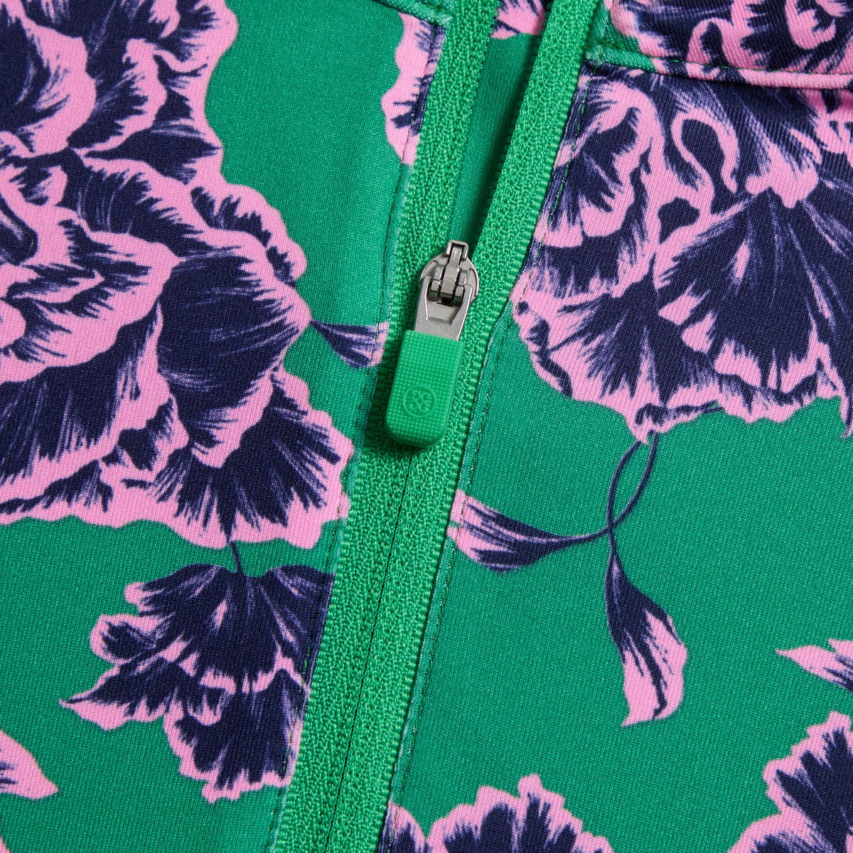 STAMPED FLORAL TECH JERSEY PULLOVER | G/FORE Premium