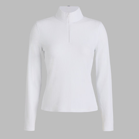 FITTED RIB 1/4 ZIP PULLOVER | G/FORE Top Pick