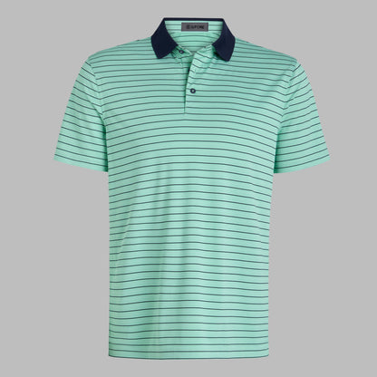 HERRINGBONE STRIPE TECH JERSEY POLO | G/FORE Essential