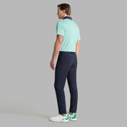 HERRINGBONE STRIPE TECH JERSEY POLO | G/FORE Essential