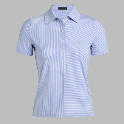 MIX STRIPE SHORT SLEEVE POLO | G/FORE Signature