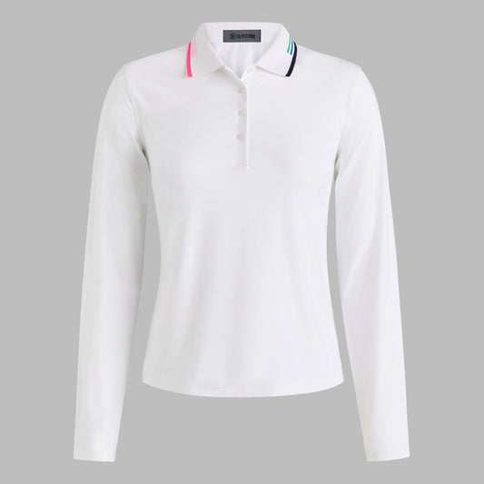 SILKY TECH NYLON LONG SLEEVE POLO | G/FORE Trending