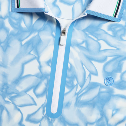 TRIPPY FLORAL SILKY TECH NYLON SLEEVELESS POLO | G/FORE Trusted