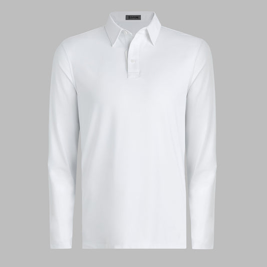 MÉLANGE ICE NYLON LONG SLEEVE POLO | G/FORE Signature
