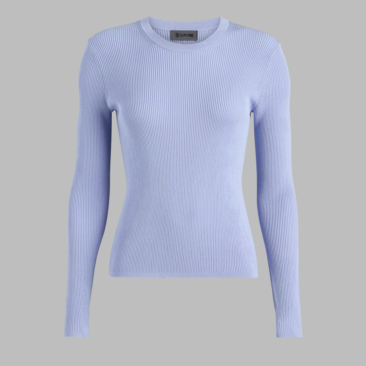 COTTON BLEND RIB KNIT FITTED TOP | G/FORE Featured