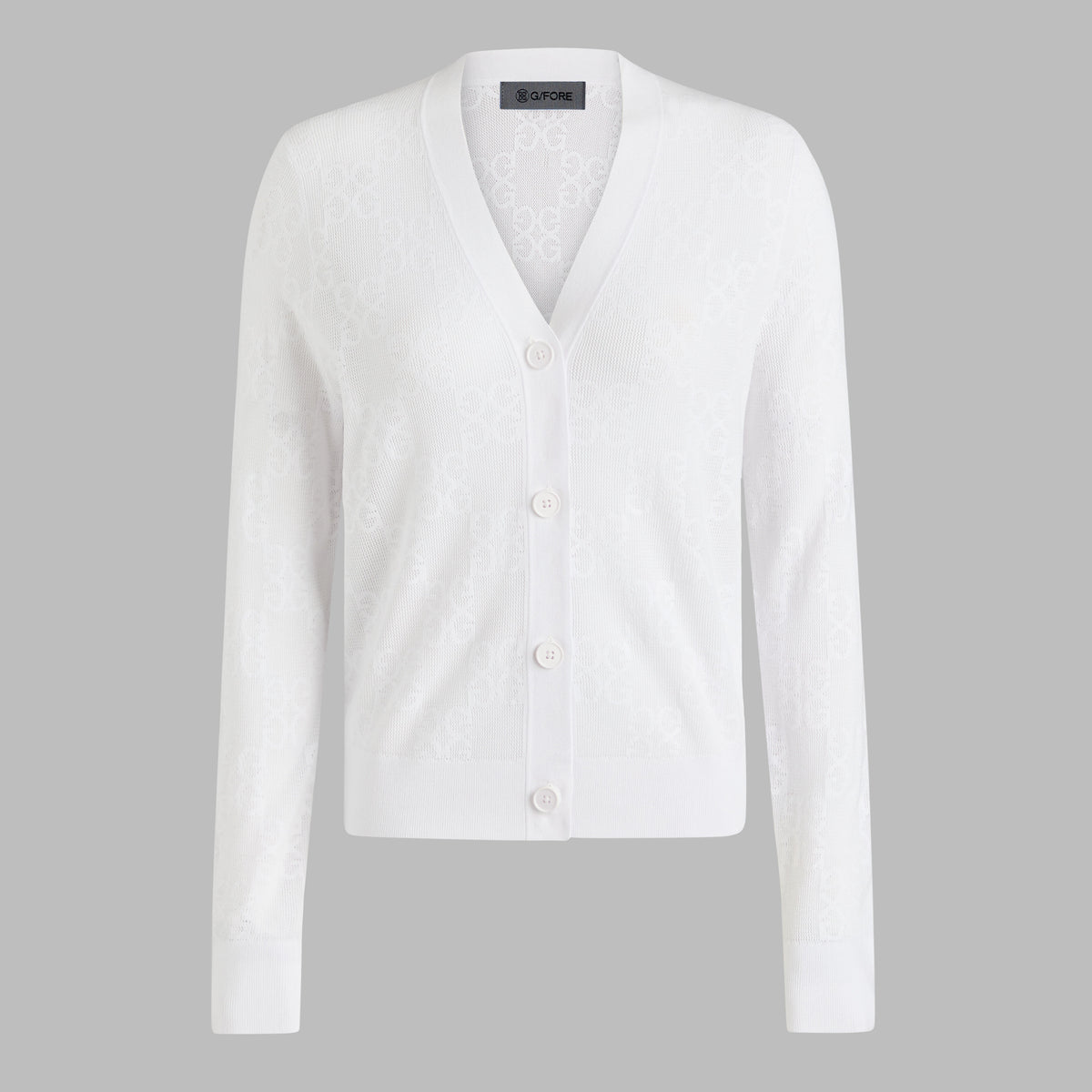 POINTELLE G SWEATER CARDIGAN | G/FORE Exclusive
