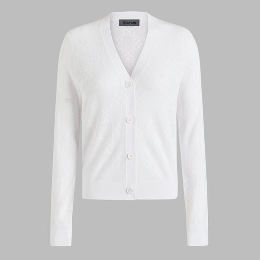 POINTELLE G SWEATER CARDIGAN | G/FORE Exclusive