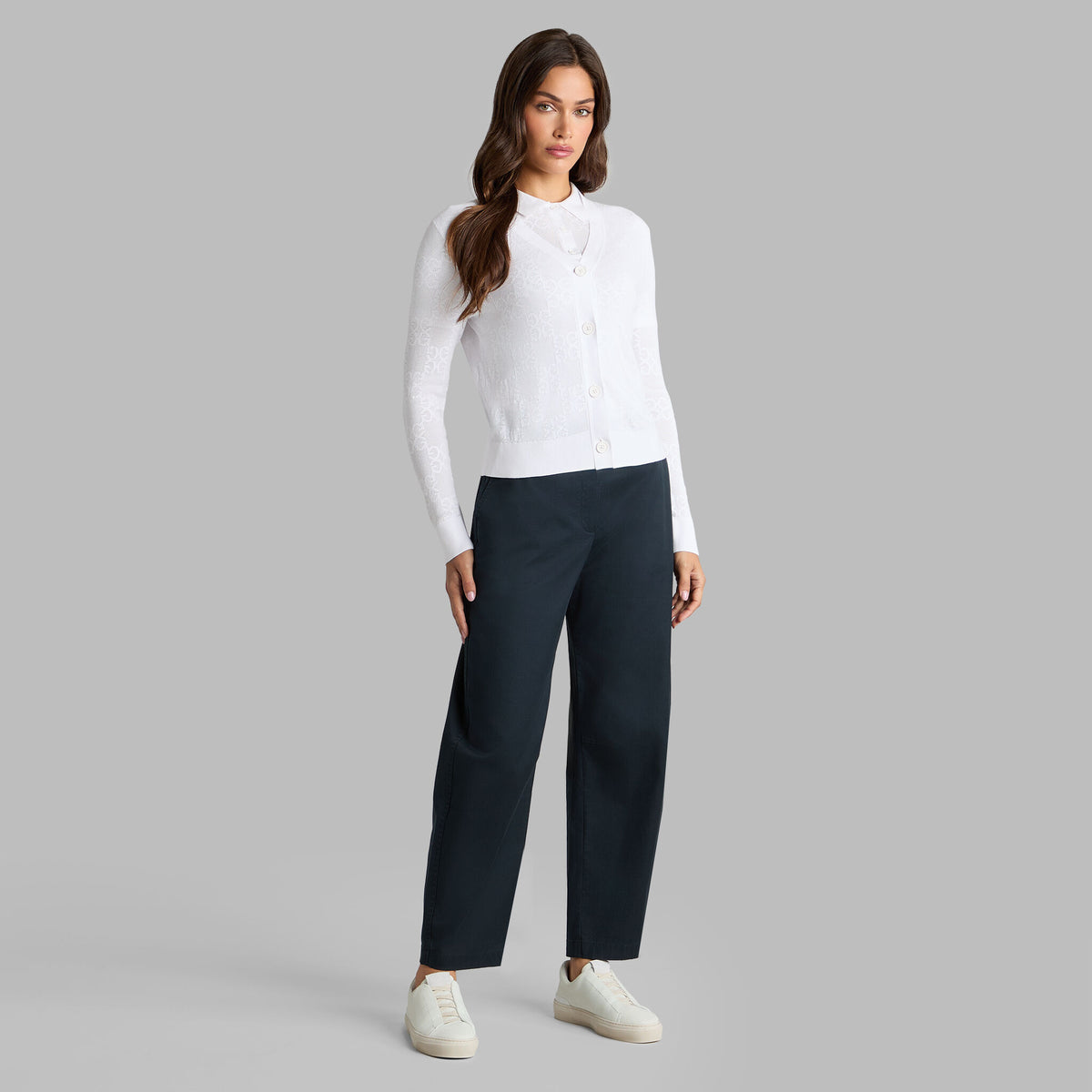 POINTELLE G SWEATER CARDIGAN | G/FORE Exclusive