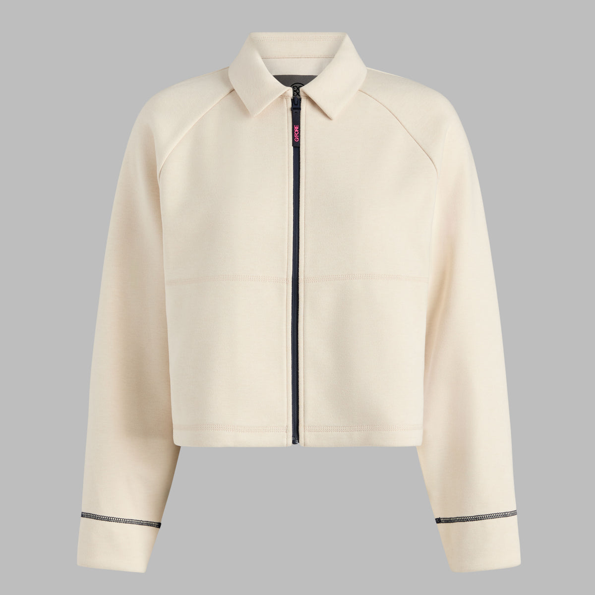 COZY DOUBLE KNIT CROPPED COLLARED JACKET | G/FORE Trending