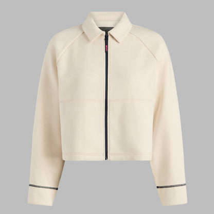COZY DOUBLE KNIT CROPPED COLLARED JACKET | G/FORE Trending