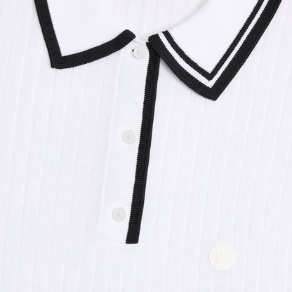 RIBBED KNIT SWEATER POLO | G/FORE Latest