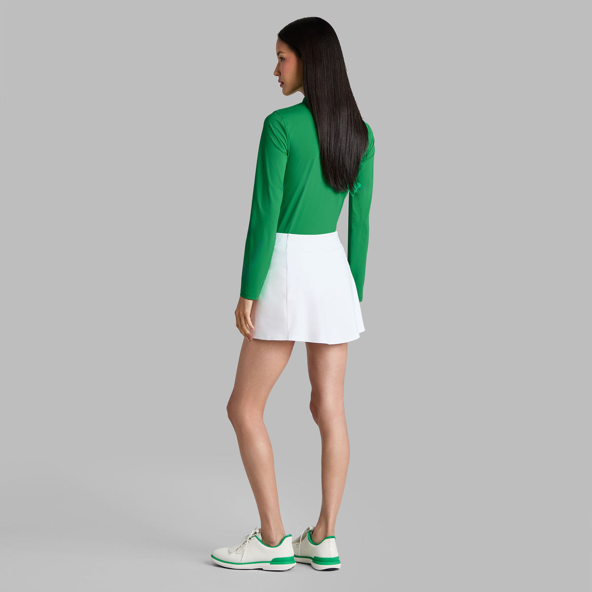 SILKY TECH NYLON LONG SLEEVE 1/4 ZIP POLO | G/FORE Essential