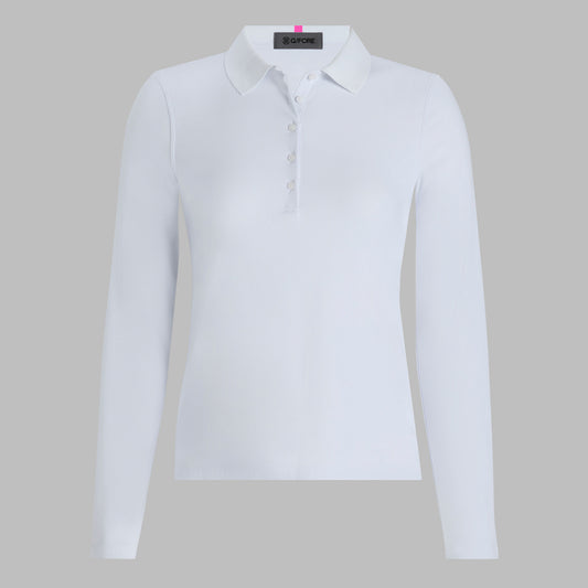 RIBBED TECH NYLON LONG SLEEVE POLO | G/FORE Deals