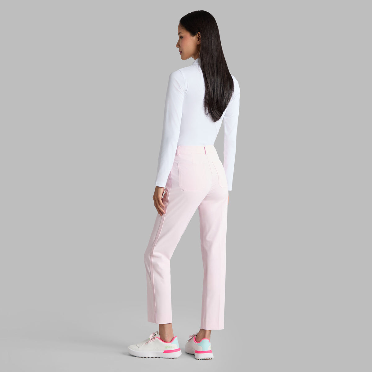 RIBBED TECH NYLON LONG SLEEVE POLO | G/FORE Deals