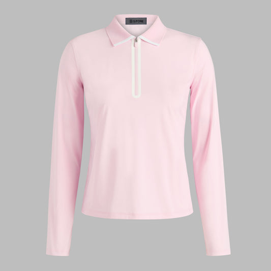 SILKY TECH NYLON LONG SLEEVE 1/4 ZIP POLO | G/FORE Latest