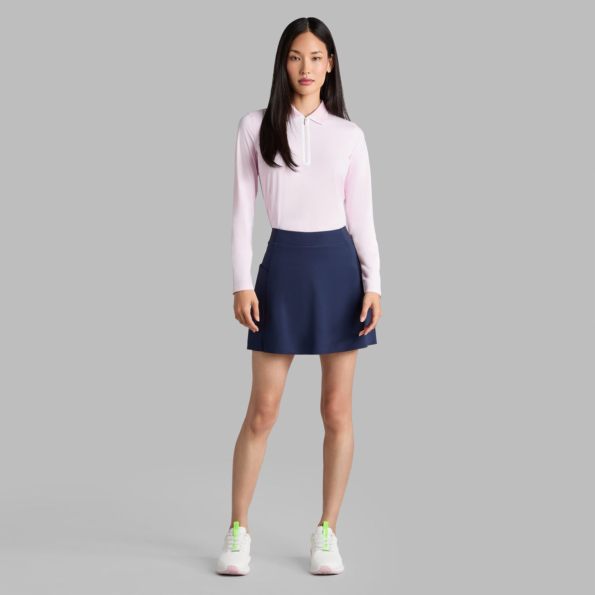 SILKY TECH NYLON LONG SLEEVE 1/4 ZIP POLO | G/FORE Latest
