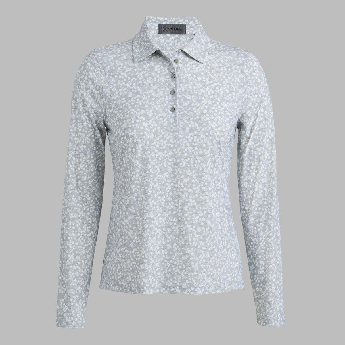 DITSY FLORAL TECH JERSEY LONG SLEEVE POLO | G/FORE Customer Favorite