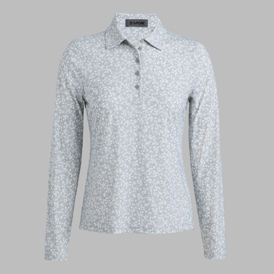 DITSY FLORAL TECH JERSEY LONG SLEEVE POLO | G/FORE Customer Favorite