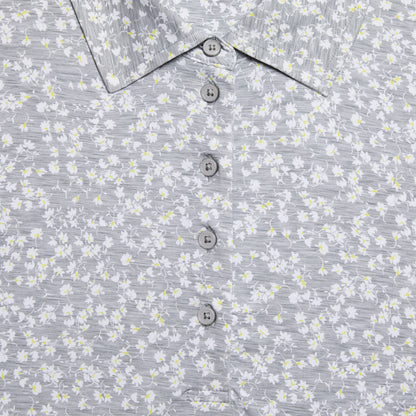 DITSY FLORAL TECH JERSEY LONG SLEEVE POLO | G/FORE Customer Favorite