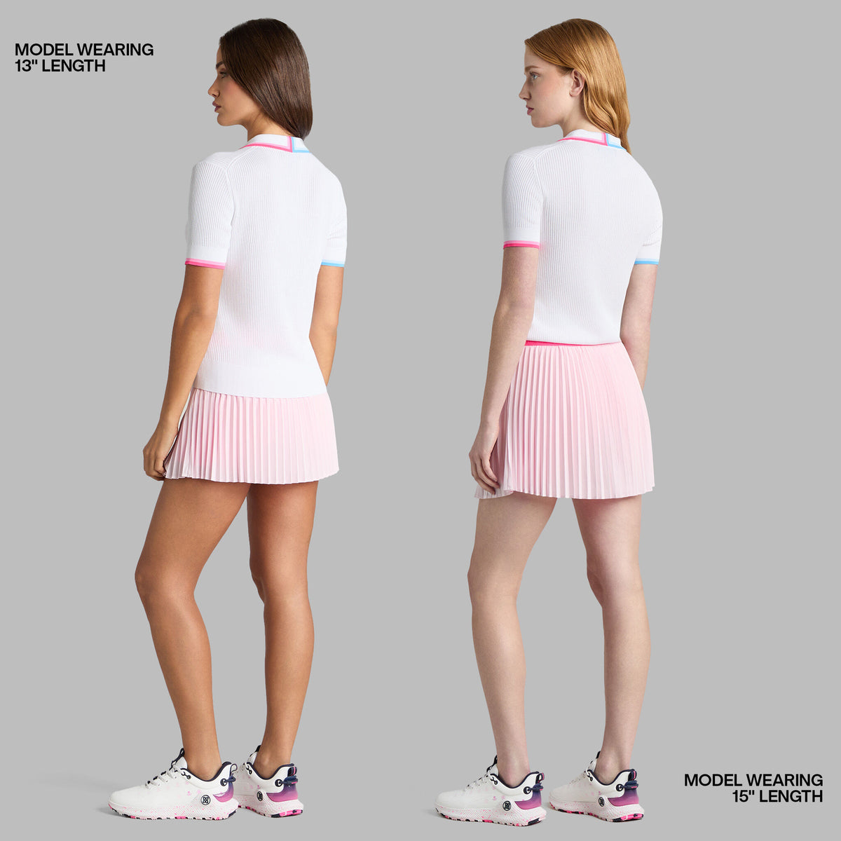 MICROPLEAT STRETCH WOVEN HIGHWAISTED SKORT | G/FORE Top Pick