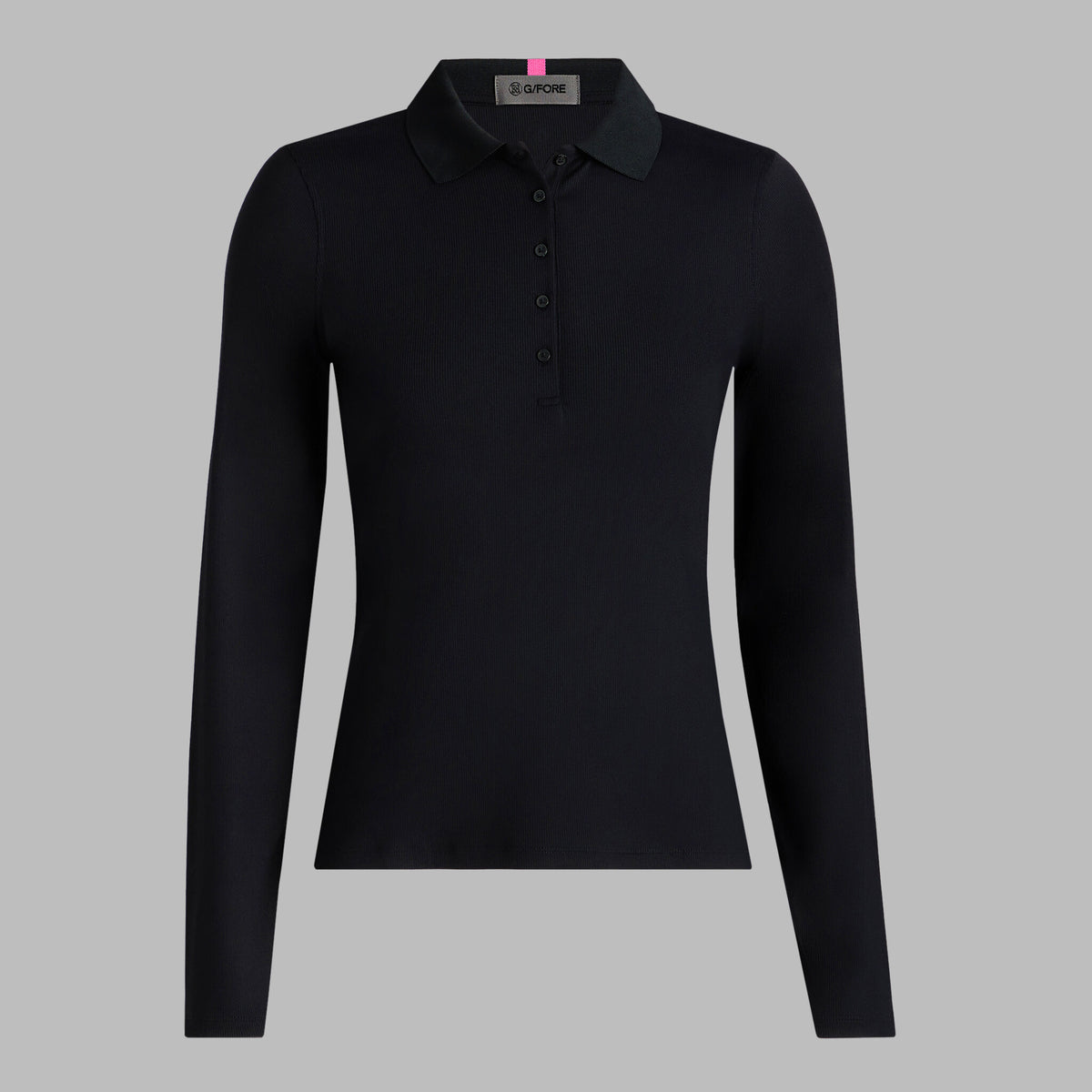 RIBBED TECH NYLON LONG SLEEVE POLO | G/FORE Popular