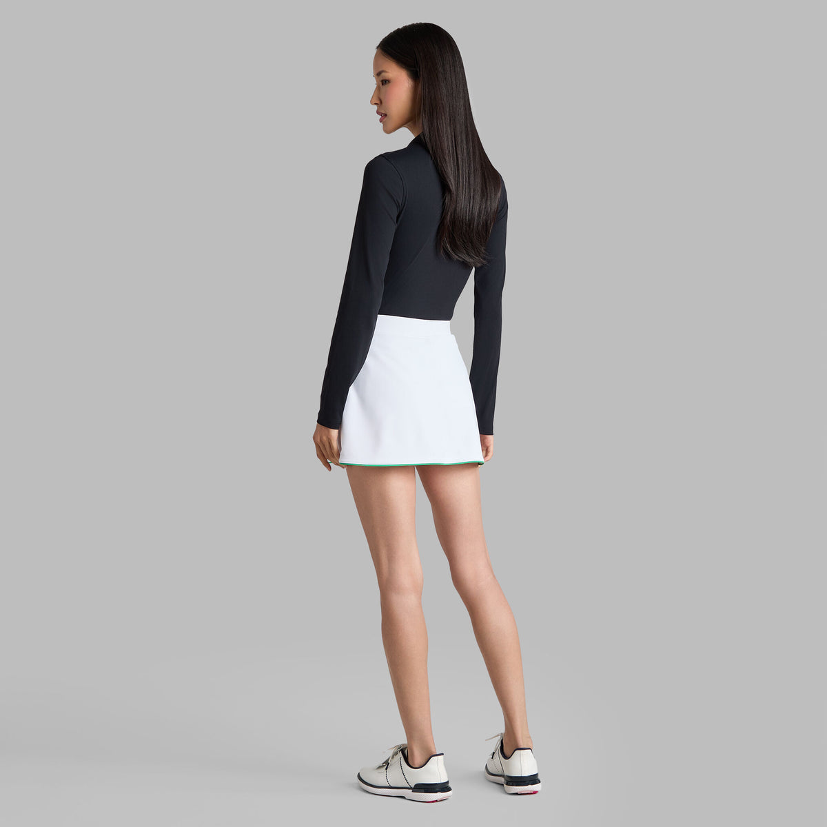 RIBBED TECH NYLON LONG SLEEVE POLO | G/FORE Popular