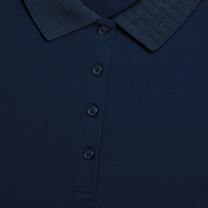 PLEATED COLLAR SILKY TECH NYLON SLEEVELESS POLO | G/FORE Best Price