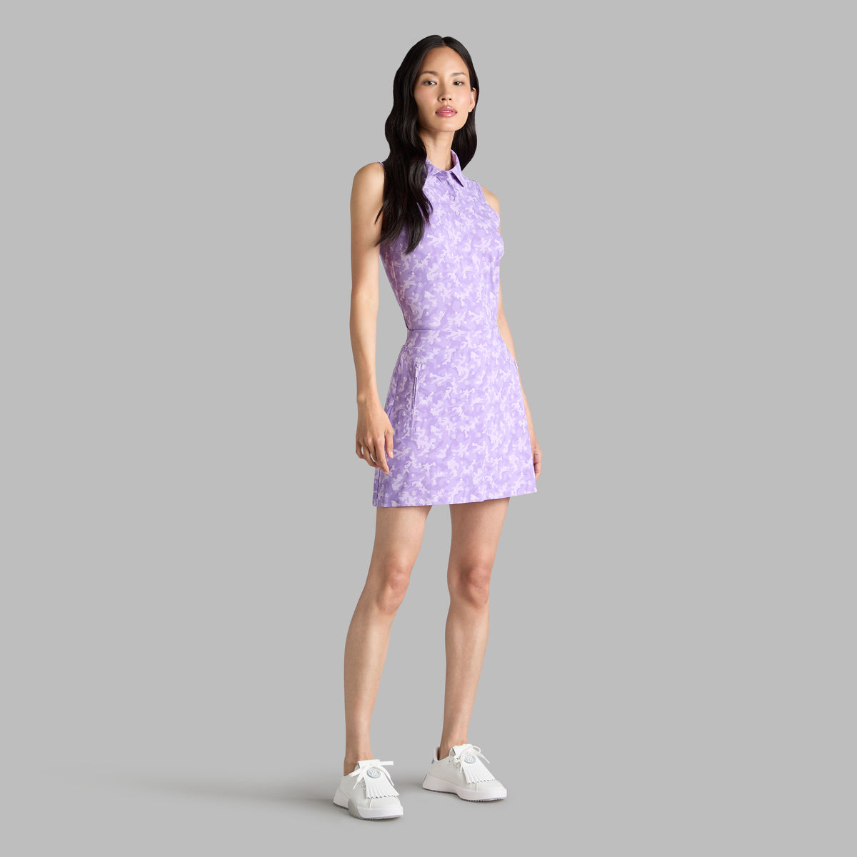 ICON CAMO SOFT TECH JERSEY SLEEVELESS POLO | G/FORE Essential