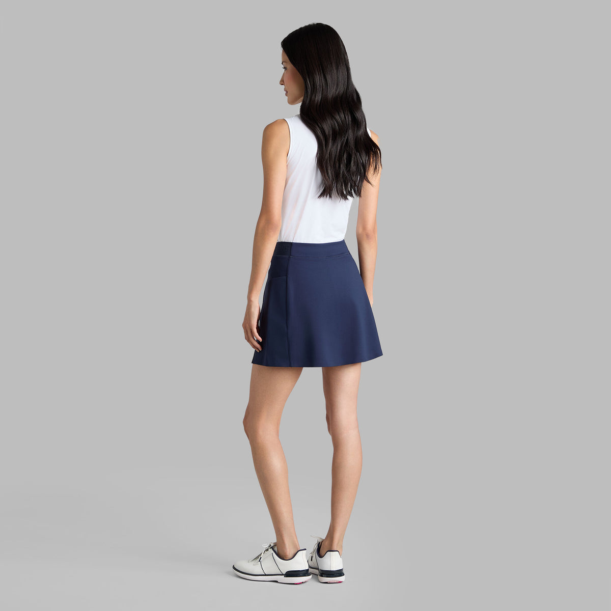 PLEATED COLLAR SILKY TECH NYLON SLEEVELESS POLO | G/FORE Sale