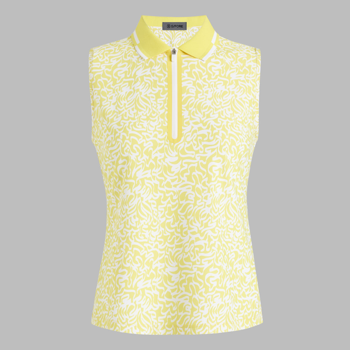 SCRIBBLE TECH PIQUÉ SLEEVELESS POLO | G/FORE Everyday