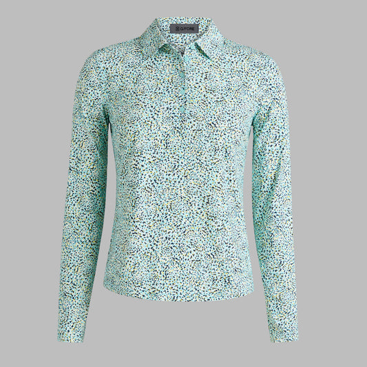 FIREWORKS SILKY TECH NYLON LONG SLEEVE POLO | G/FORE Best Price